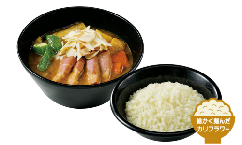 刻みカリフラワー使用カレー