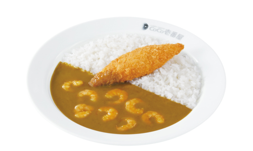 T エビにこみカレー＋フィッシュフライ（1本）