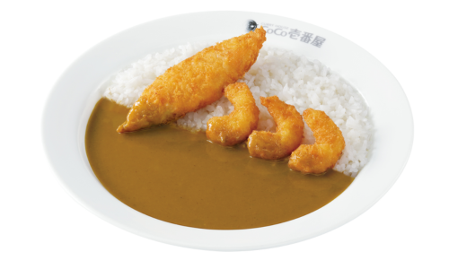 T プチエビフライカレー＋フィッシュフライ（1本）